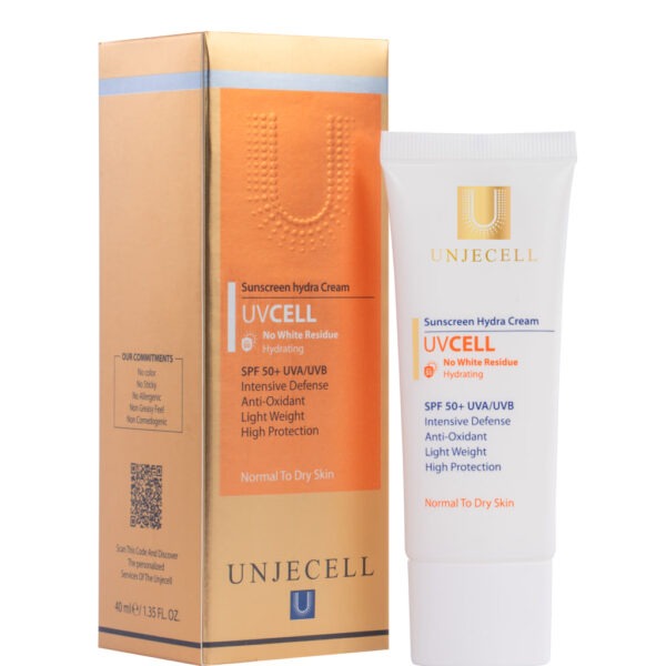 کرم ضد آفتاب بی رنگ پوست خشک SPF+50 آنژسل