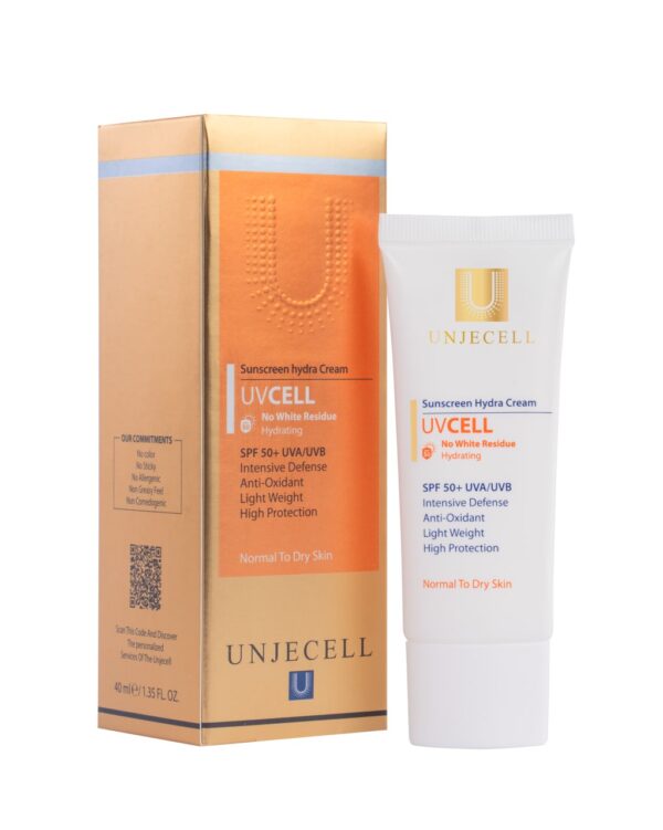 کرم ضد آفتاب بی رنگ پوست خشک SPF+50 آنژسل