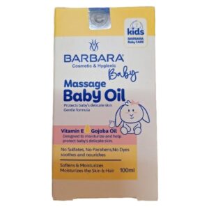 روغن بچه دخترانه صورتی رطوبت رسان و آنتی اکسیدان باربارا 100 میل