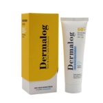 کرم ضد آفتاب پوست خشک بدون رنگ spf50 درمالوگ