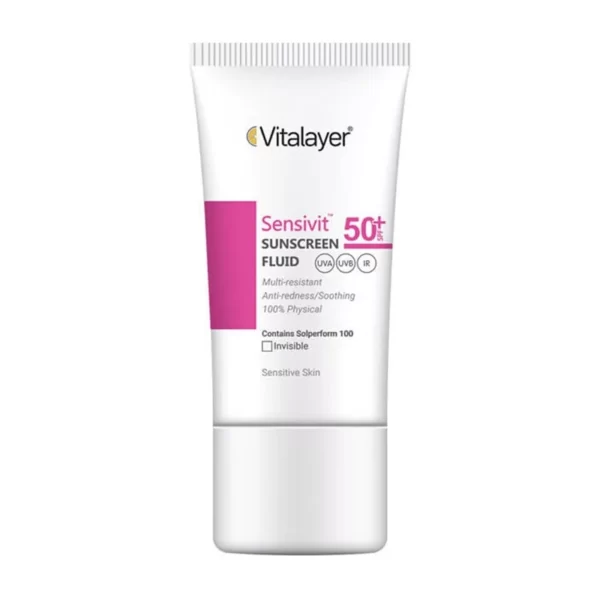 فلوئید ضد آفتاب ویتالیر مدل سنسی ویت SPF50