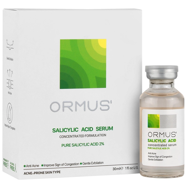 سرم سالیسیلیک اسید ۲٪ اورموس - ضدجوش، لایه‌بردار و کنترل‌کننده چربی-ormus