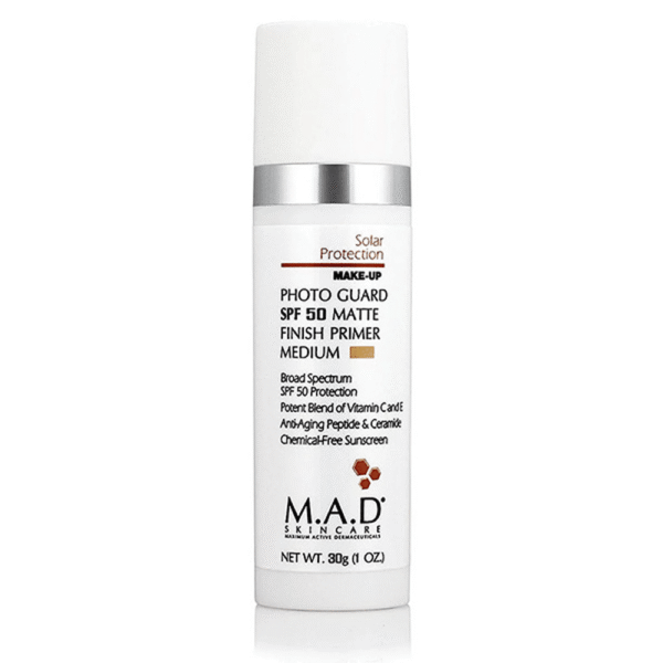 ضد آفتاب رنگی مات SPF 50 ام ای دی – M.A.D