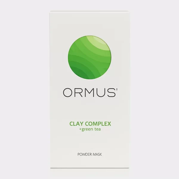 ماسک پودری کمپلکس خاک رس و چای سبز اورموس-Ormus