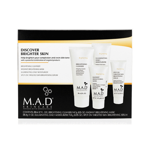 پکیج روشن کننده و ضد لک ام ای دی – Discover Brighter Skin M.A.D