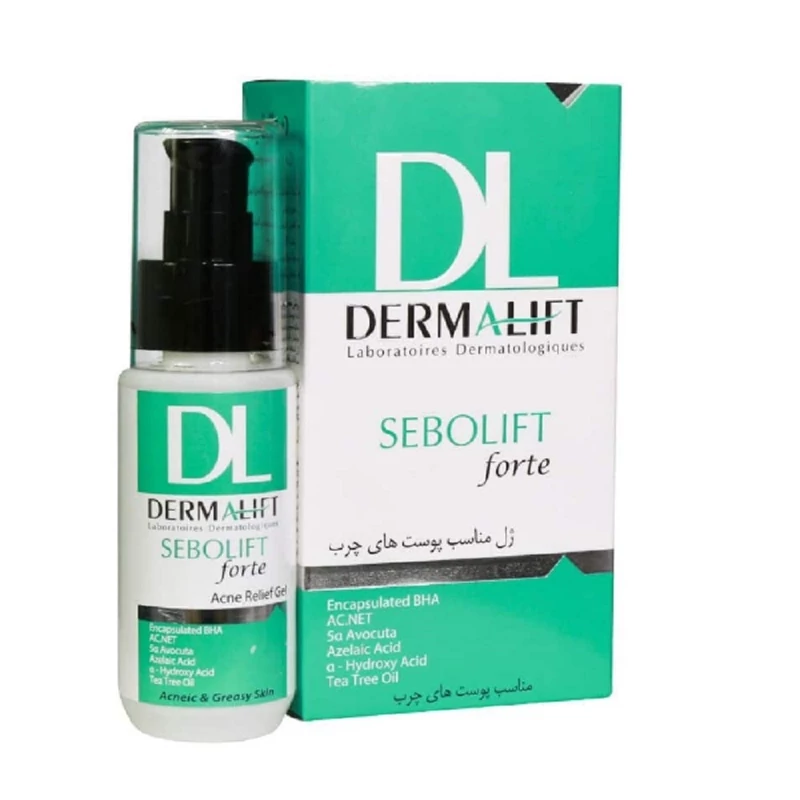 ژل سبولیفت فورت درمالیفت مناسب پوست های چرب و جوش دار ژل سبولیفت فورت درمالیفت مناسب پوست های چرب و جوش دار