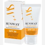 کرم ضد آفتاب سان وی SPF 50 بی رنگ و مناسب انواع پوست