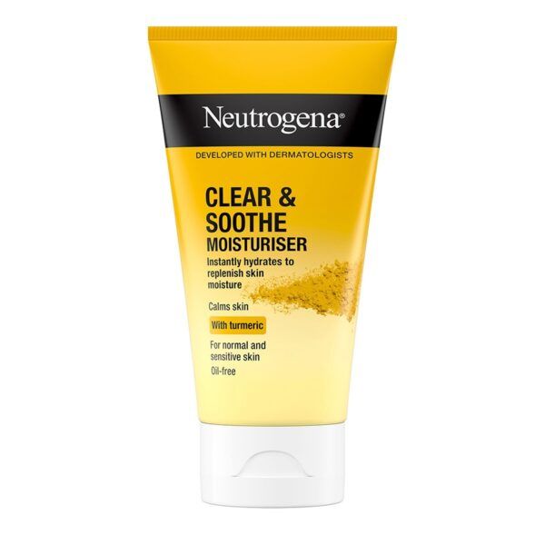 کرم مرطوب کننده و آبرسان نوتروژینا Clear & Soothe - حاوی زردچوبه