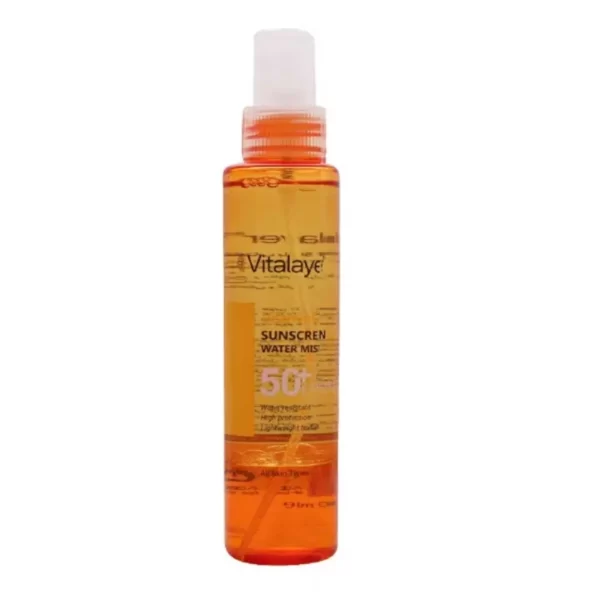 اسپری ضد آفتابSPF 50 ویتامین C ویتالیر 150 میل