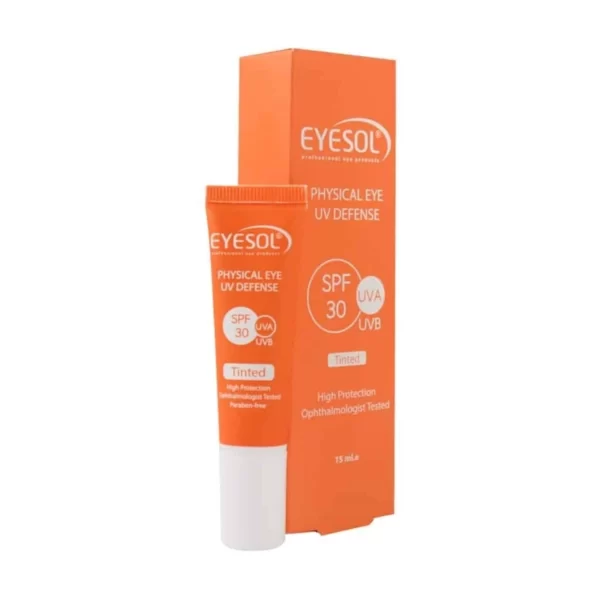 ضد آفتاب دور چشم آیسول SPF 30 رنگی 15 میل