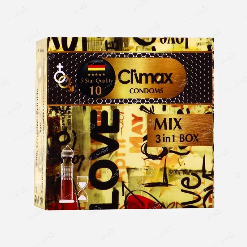 کاندوم کلایمکس مدل Mix بسته 3 عددی کاندوم کلایمکس مدل Mix بسته 3 عددی