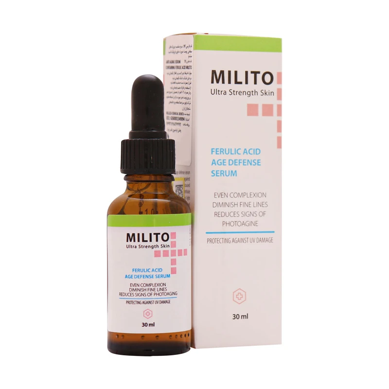 سرم ضد چروک میلیتو مدل فرولیک اسید حجم 30 میل سرم ضد چروک میلیتو مدل فرولیک اسید حجم 30 میل