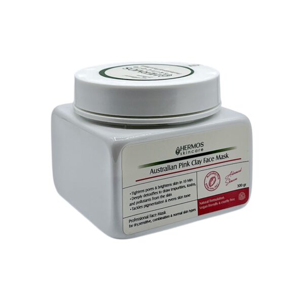 ماسک صورت خاک رس صورتی هرموس 300g