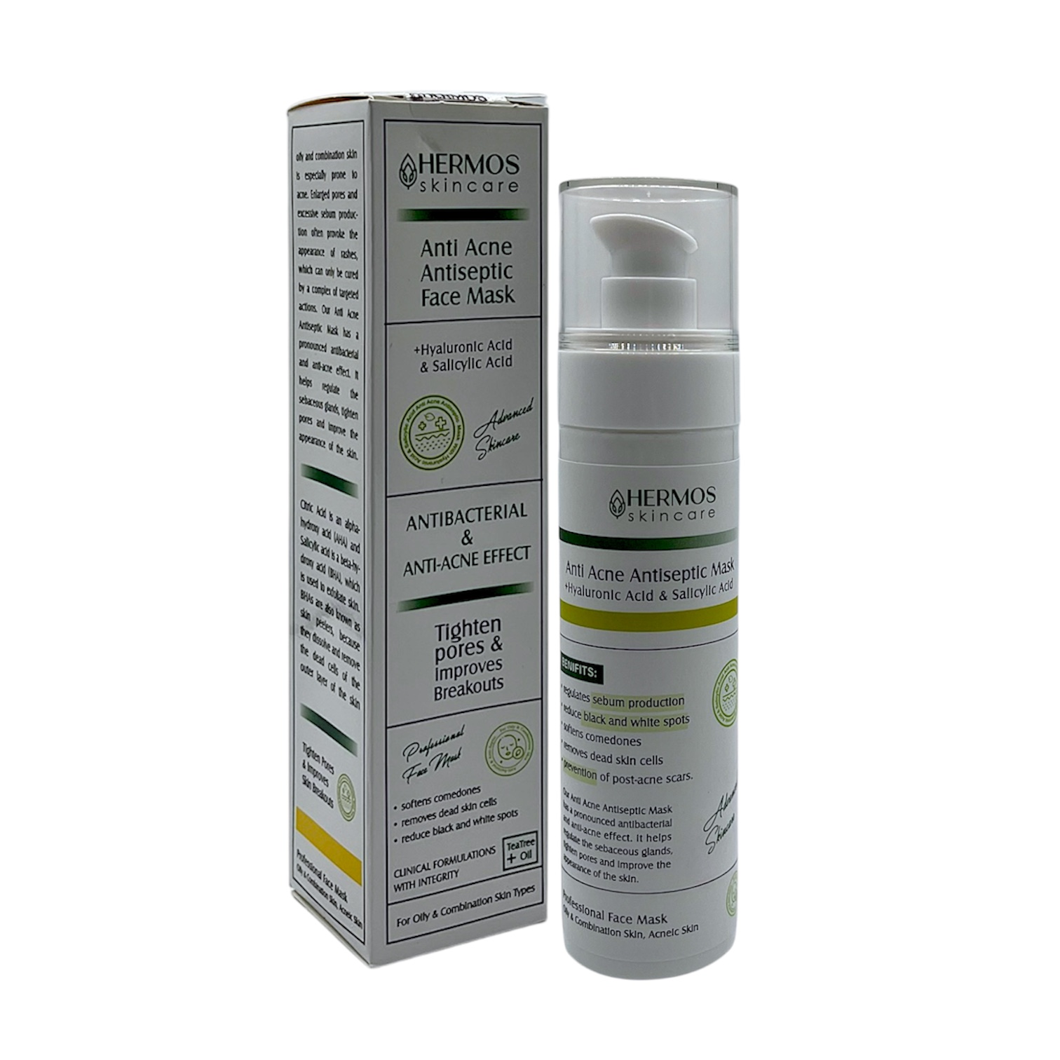 ماسک صورت کرمی آنتی آکنه هرموس 120ml ماسک صورت کرمی آنتی آکنه هرموس 120ml