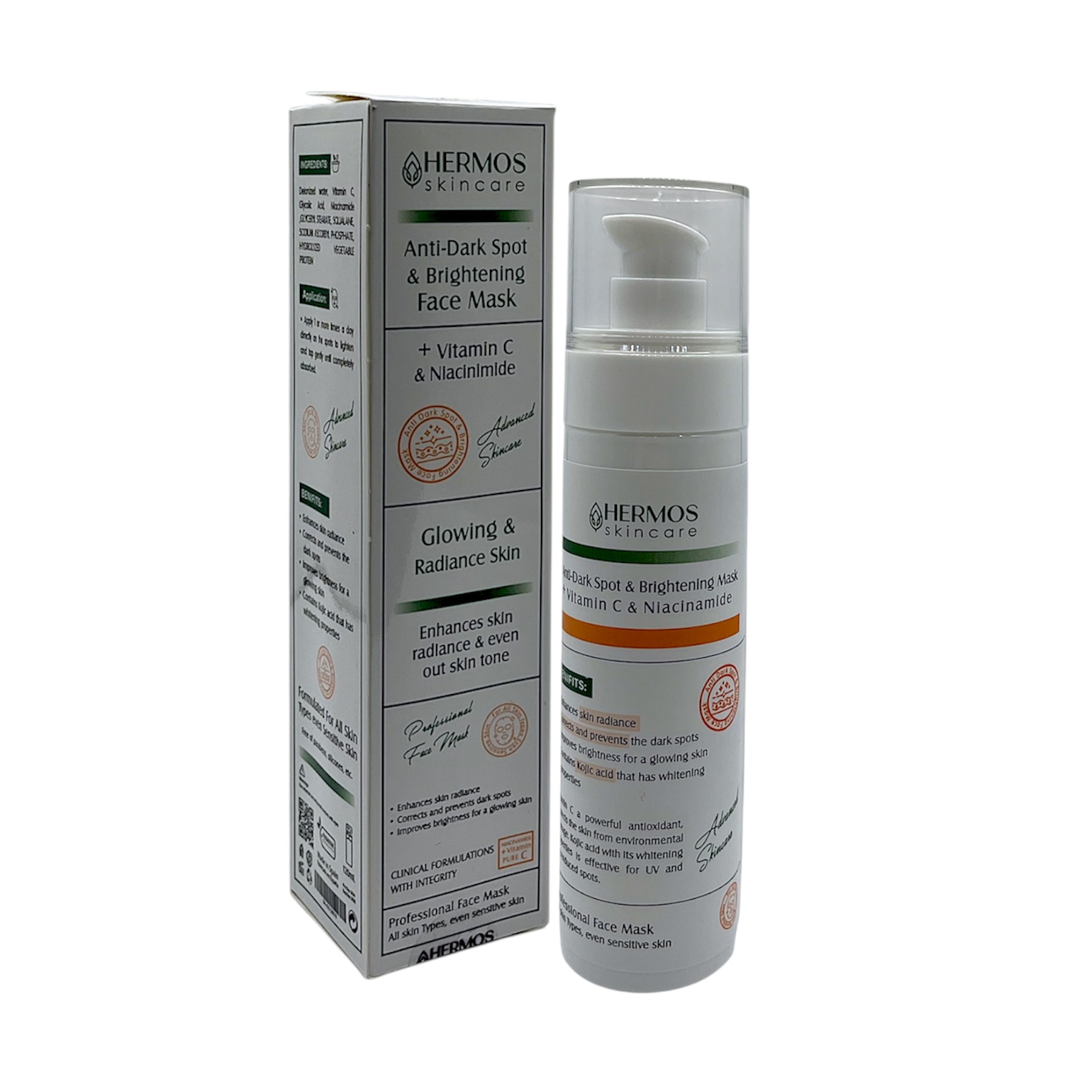 ماسک صورت کرمی ضدلک هرموس 120ml ماسک صورت کرمی ضدلک هرموس 120ml