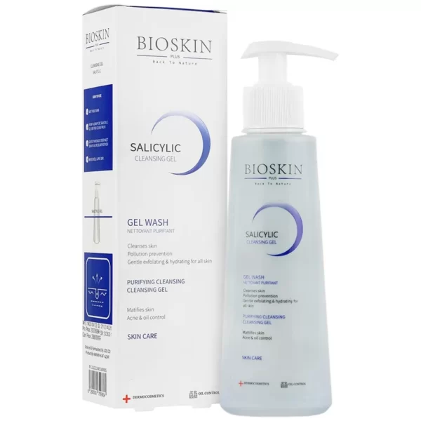 ژل شست و شو صورت بایو اسکین پلاس مدل سالیسیلیک