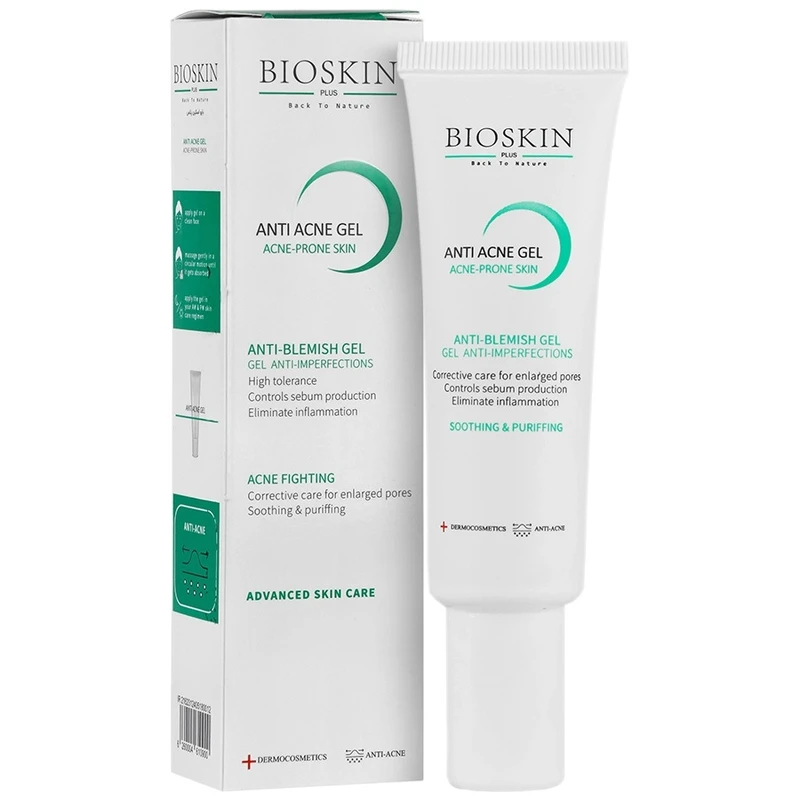 ژل ضد جوش بایو اسکین پلاس مدل Blemish مناسب برای پوست آکنه ای ژل ضد جوش بایو اسکین پلاس مدل Blemish مناسب برای پوست آکنه ای