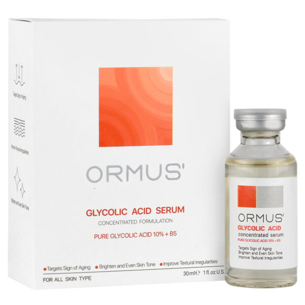 سرم پوست اورموس گلیکولیک اسید 10 درصد و B5