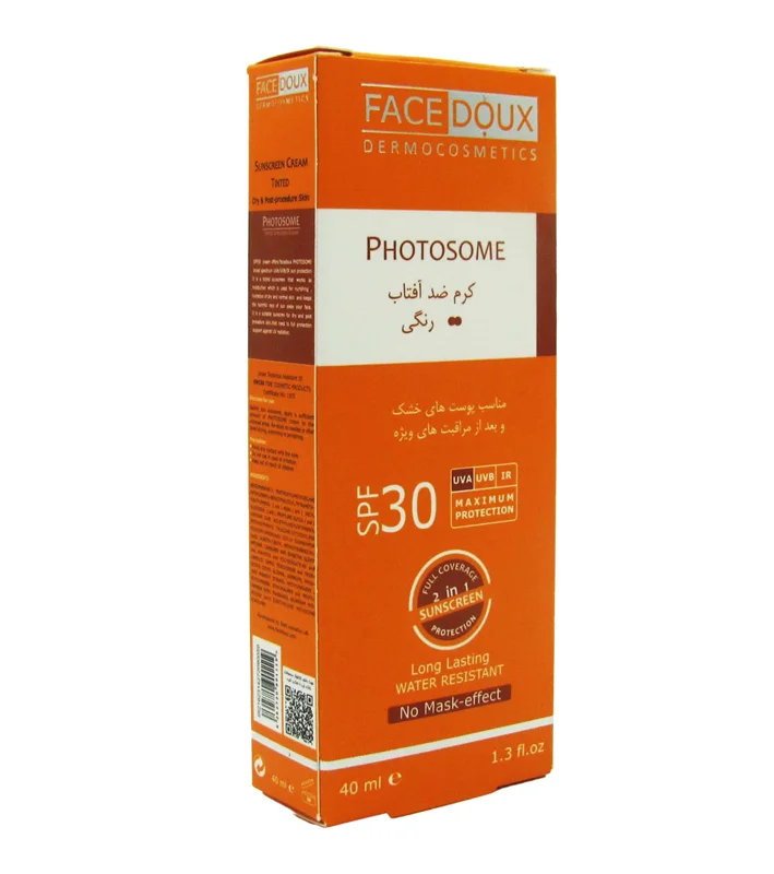 کرم ضد آفتاب رنگی فوتوزوم SPF 30 بژ روشن 02 فیس دوکس کرم ضد آفتاب رنگی فوتوزوم SPF 30 بژ روشن 02 فیس دوکس