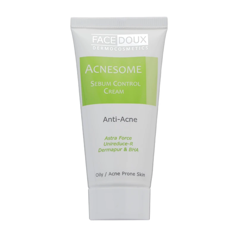 کرم ضد جوش فیس دوکس مدل Acnesome مناسب پوست های آکنه ای کرم ضد جوش فیس دوکس مدل Acnesome مناسب پوست های آکنه ای