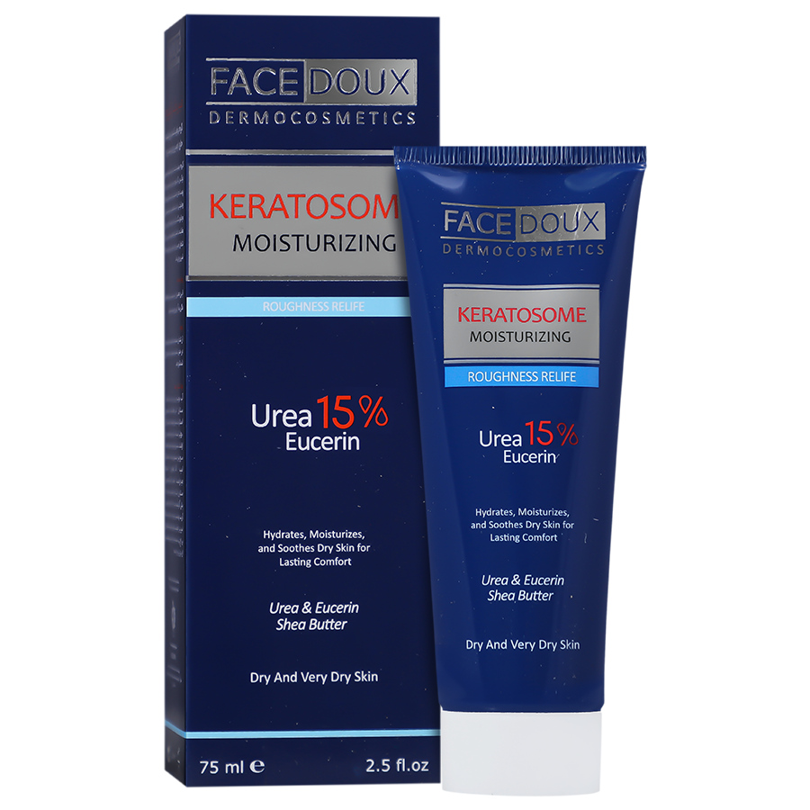 کرم مرطوب کننده 15 درصد اوره کراتوزوم فیس دوکس کرم مرطوب کننده 15 درصد اوره کراتوزوم فیس دوکس