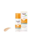 کرم ضد آفتاب نچرال صورت اوسرین spf50 مدل oil control محافظ UVA،UVB مناسب برای پوست چرب حجم 50 میل
