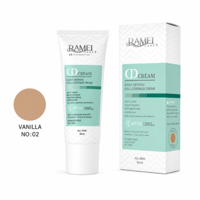 دی دی کرم رامل SPF 50 Vanilla – حجم 30 میل