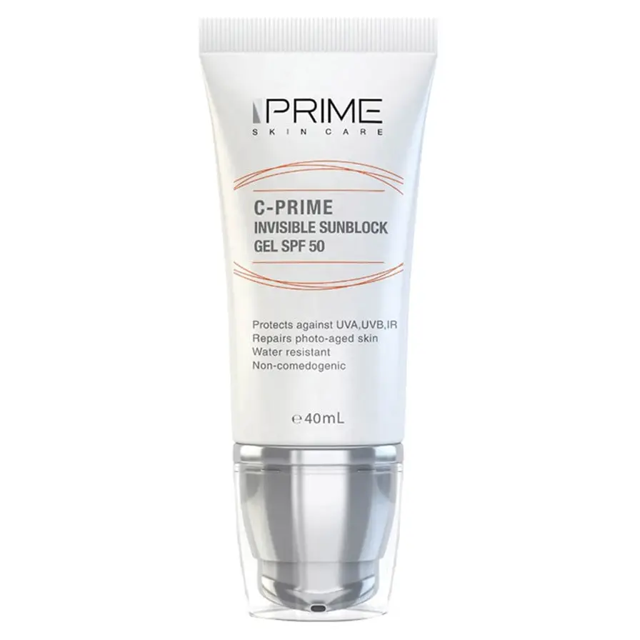 ژل ضد آفتاب پرایم SPF50 مدل C-Prime حجم 40 میل ژل ضد آفتاب پرایم SPF50 مدل C-Prime حجم 40 میل