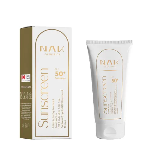 کرم ضد آفتاب بی رنگ مات (SPF 50) ناک 40ml پوست خشک