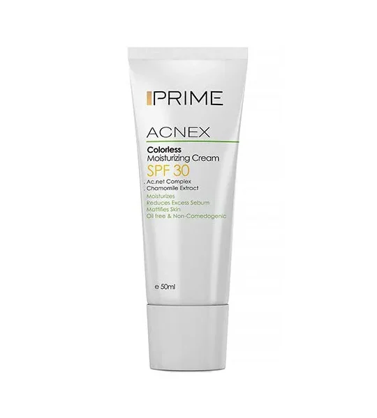 کرم مرطوب کننده بدون رنگ SPF30 پریم 50 میل
